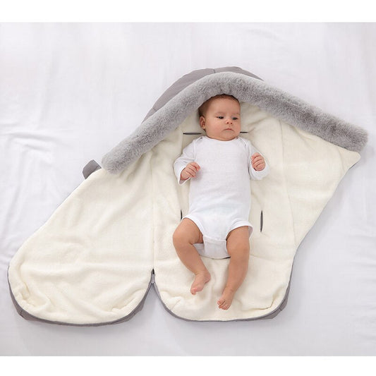 Newborn Baby Winter Warm Sleeping Bags Infant Button Swaddle Wrap Dream Tech Sleep