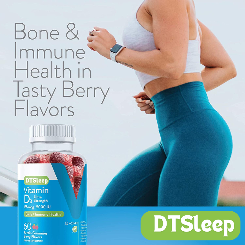 Vitamin D3 Gummies for Immune & Bone Health Dream Tech Sleep