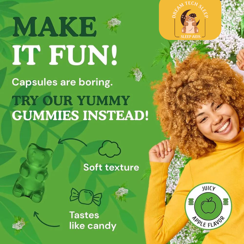 Valerian Root Gummies for Sleep (Copy) Dream Tech Sleep