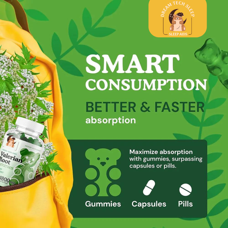 Valerian Root Gummies for Sleep (Copy) Dream Tech Sleep