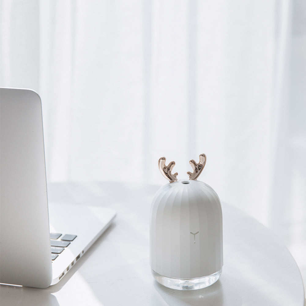 Deer & Pink Rabbit Air Humidifier | Creative Cartoon USB Diffuser Dream Tech Sleep