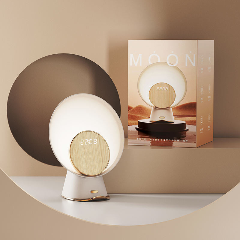 Moon Light Wireless Charging | Bluetooth Speaker, Smart Night Lamp & Alarm Clock Dream Tech Sleep