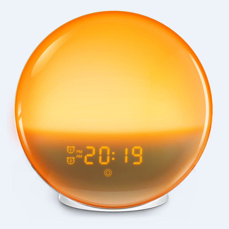 Wake-up Light Sunrise Alarm Clock | FM Radio & Smart App with Graffiti Design Dream Tech Sleep