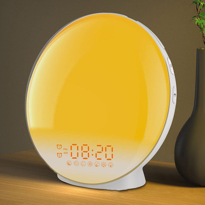 Wake-up Light Sunrise Alarm Clock | FM Radio & Smart App with Graffiti Design Dream Tech Sleep