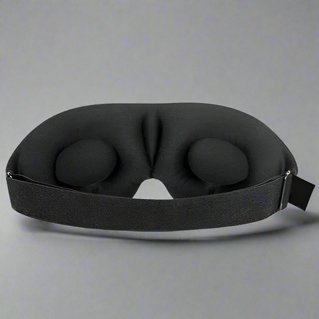 3D Three-Dimensional Sleep Eye Mask Memory Foam Black Blackout Breathable Eye Protection  Dream Tech Sleep