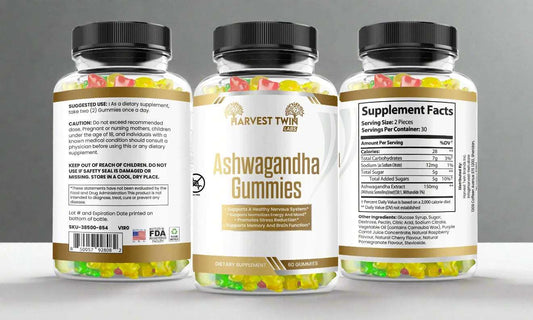 Ashwagandha B Gummies | Natural Stress Relief  Dream Tech Sleep