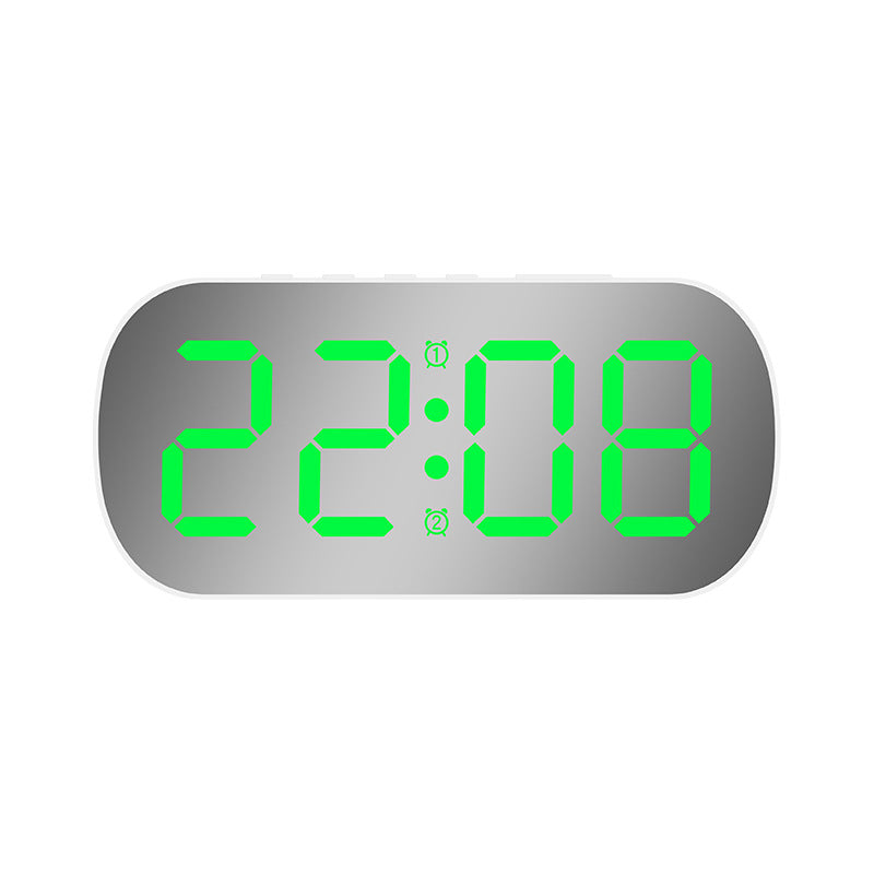 LED Digital Display Alarm Clock | Small Desktop Mirror Clock Dream Tech Sleep
