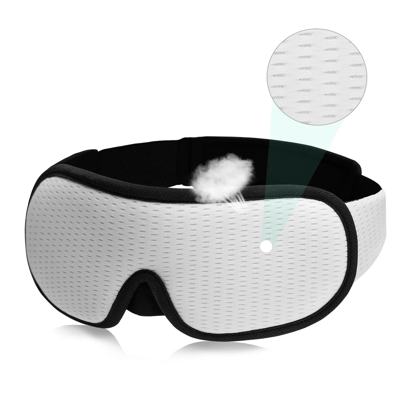 3D Sleeping Mask Block Out Light Soft Padded Sleep Mask For Eyes Slaapmasker Eye Shade Blindfold Sleeping Aid Face Mask Eyepatch My Store