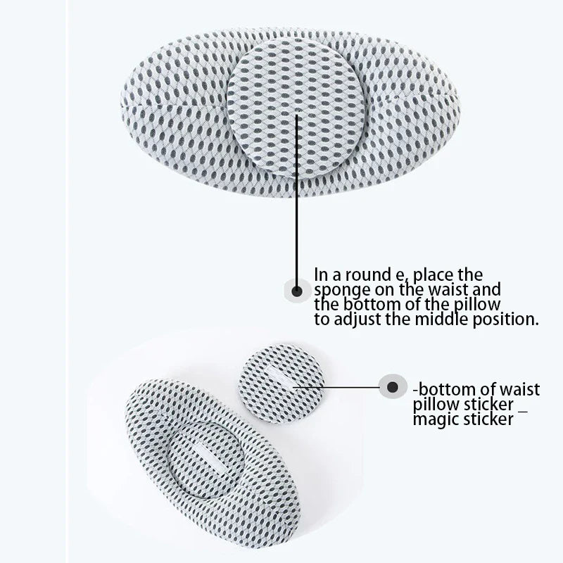 3D Waist Pillow | Lumbar Disc Support Cushion for Pregnant Women  Dream Tech Sleep