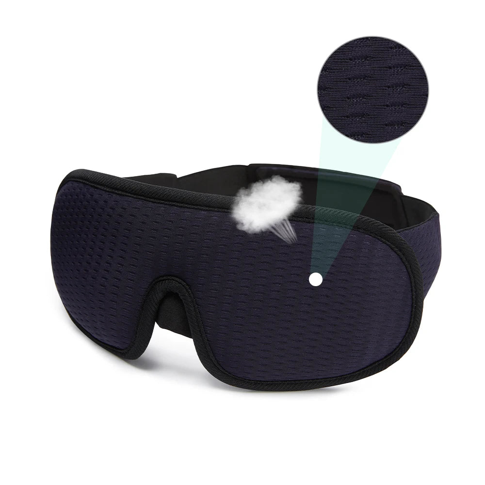 3D Sleeping Mask Block Out Light Soft Padded Sleep Mask For Eyes Slaapmasker Eye Shade Blindfold Sleeping Aid Face Mask Eyepatch My Store