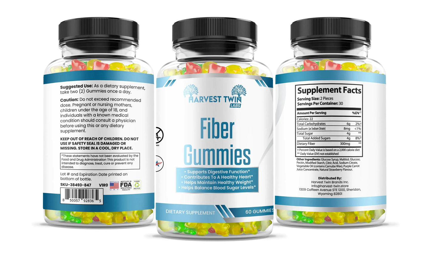 Fiber Gummies | Delicious Digestive Health Support Dream Tech Sleep