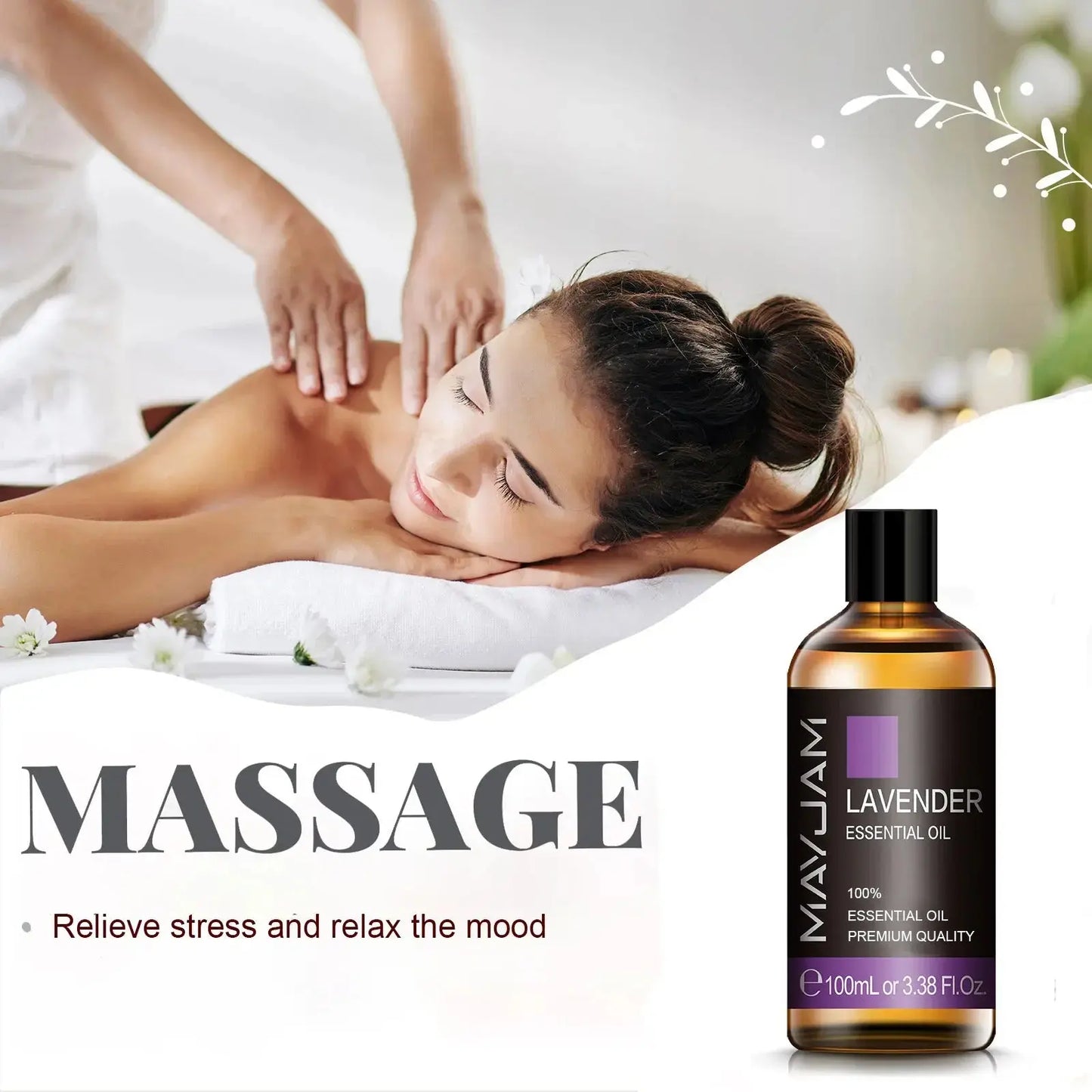 Lavender Essential Oil Pure Natural Essential Oils for Sleeping and Relaxing Dream Tech Sleep