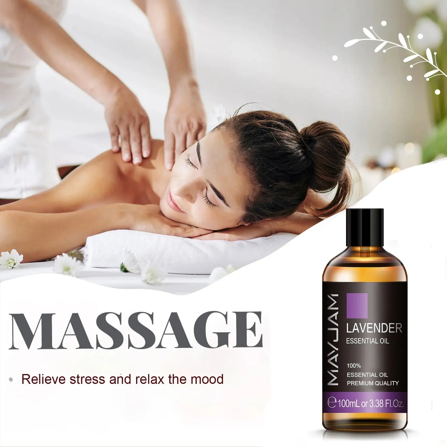 Lavender Essential Oil Pure Natural Essential Oils for Sleeping and Relaxing Dream Tech Sleep