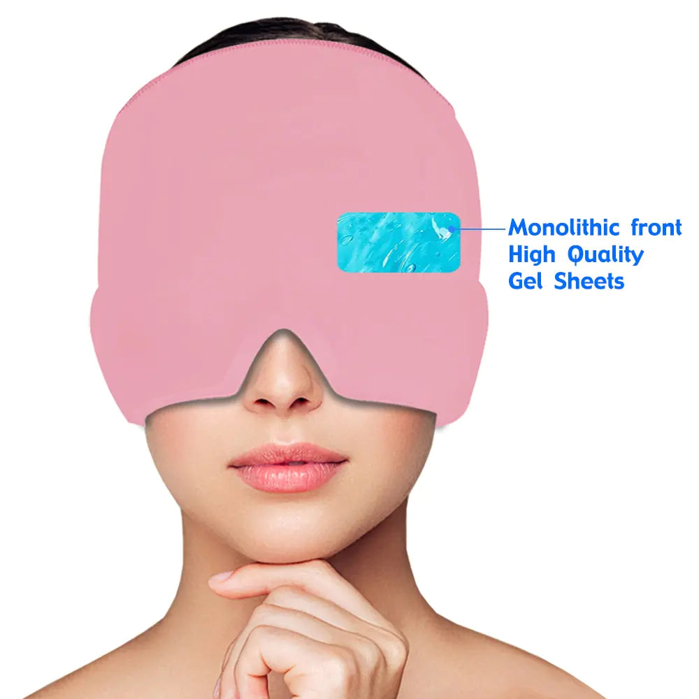 Migraine Relief Hot/Cold Therapy Hat and Eye Mask Dream Tech Sleep