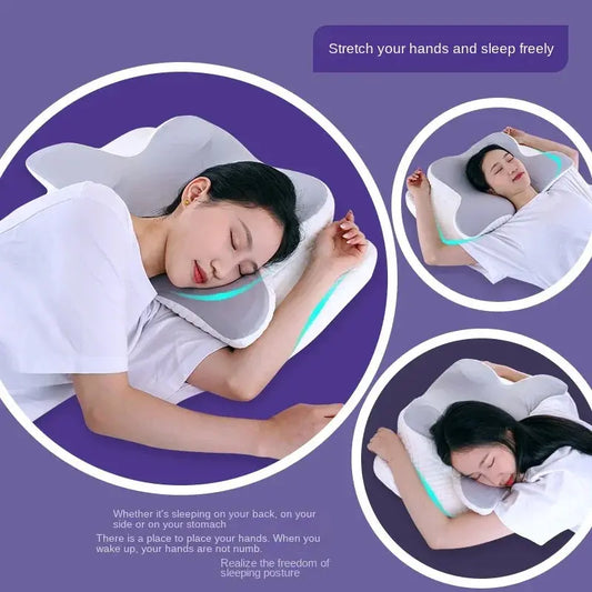 Memory Foam Cervical Pillow for Neck Pain Relief Dream Tech Sleep
