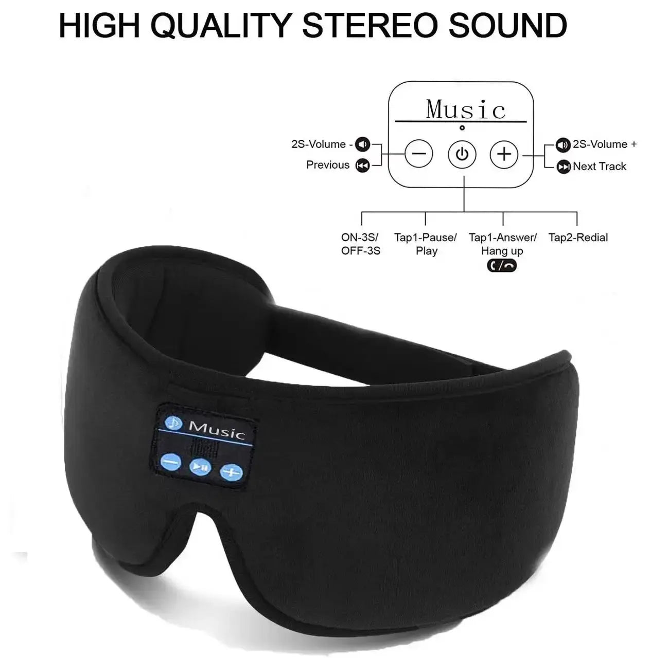 Bluetooth Wireless Sleep Headset | Comfortable & Noise Cancelling Dream Tech Sleep