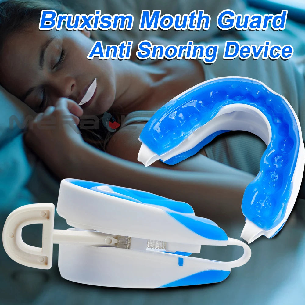 Anti Snoring Bruxism Mouth Guard Snoring Prevention Sleeping Aid Apnea Guard Teeth Device Mouthpiece Anti Snore Stop Mouth Guard My Store