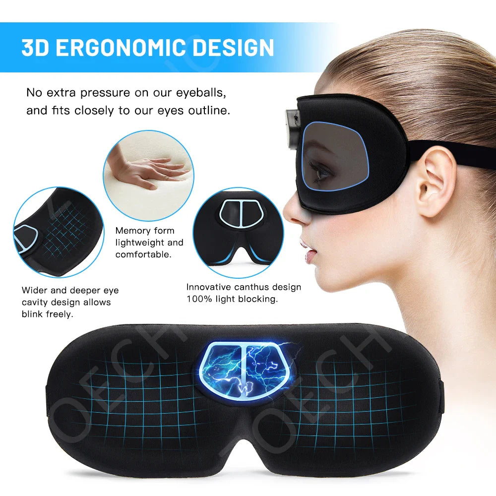 Smart EMS Head Massager & Sleep Mask - Migraine Relief & Sleep Aid Device Dream Tech Sleep