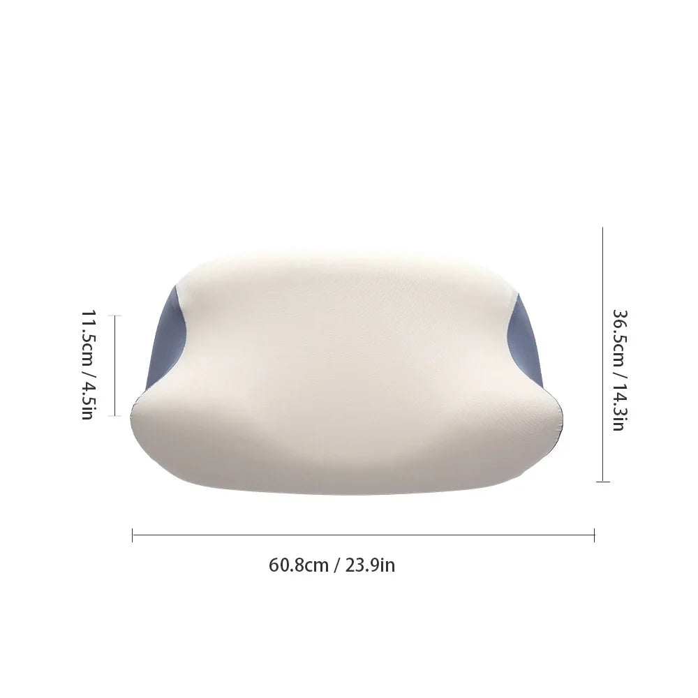 Cervical Pillow for Neck Pain Relief Hollow Design Odorless Memory Foam Pillows with Cooling Case Adjustable Orthopedic Bed Dream Tech Sleep