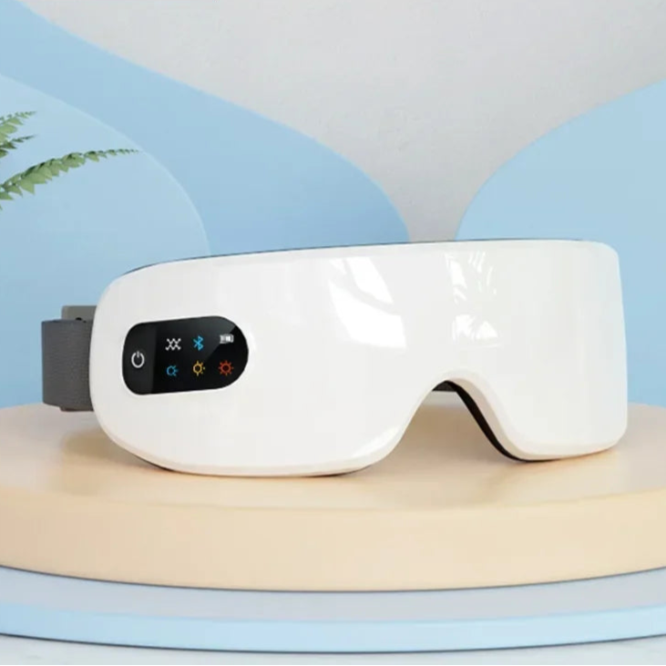MUKASI Eye Massager with Vibration Bluetooth Music, Smart Massage Eye Mask for Eye Relax, Reduce Eye Strain, Improve Sleep Dream Tech Sleep
