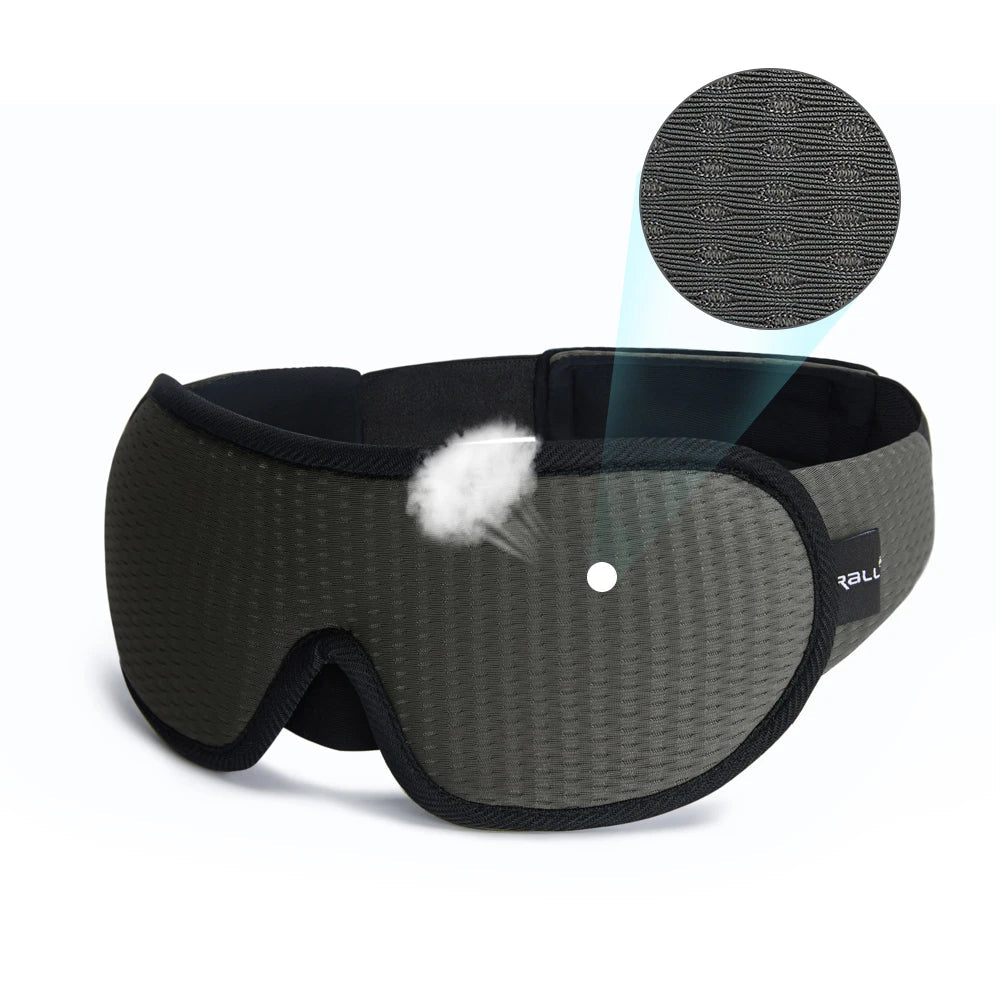 3D Sleeping Mask Block Out Light Soft Padded Sleep Mask For Eyes Slaapmasker Eye Shade Blindfold Sleeping Aid Face Mask Eyepatch My Store