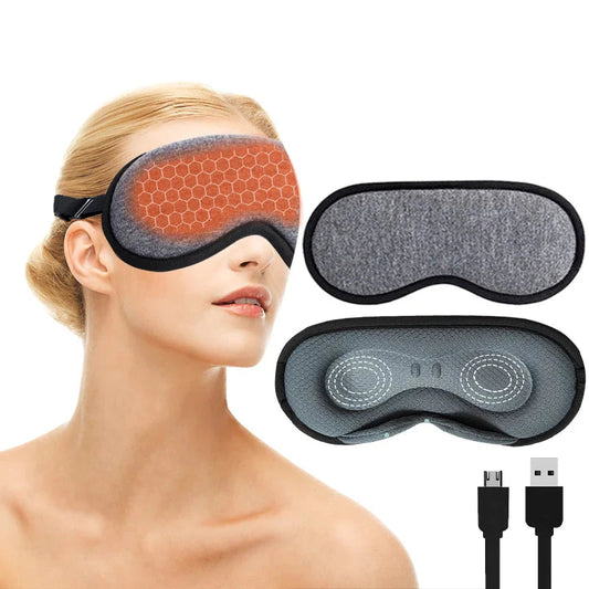 3D Eye Protection Steam Eye Mask Electric Heating Hot Intelligent Heating Sleep Shading USB Connection  Dream Tech Sleep