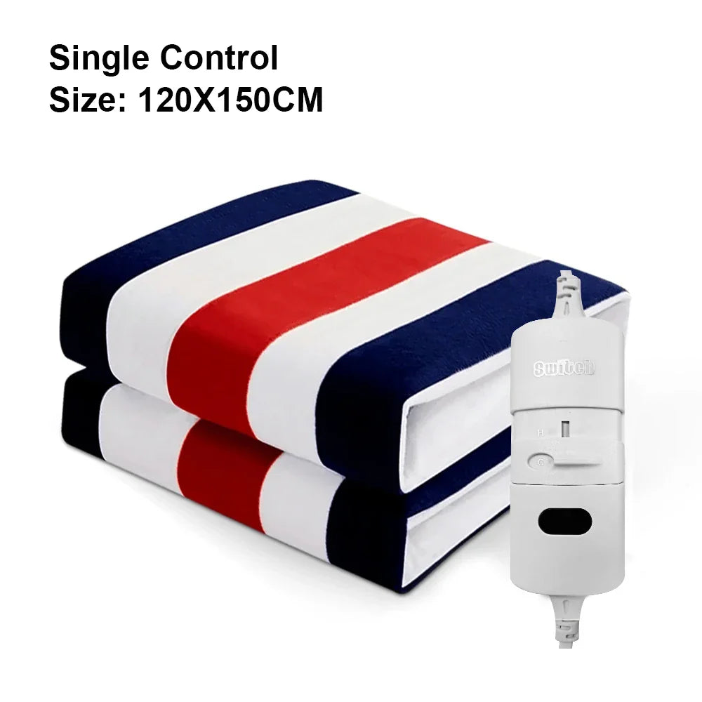 Electric Blanket 220V Thicker Automatic Thermostat Electric Heating Blanket Body Warmer Thermal Mattress for Room Blanket heated Dream Tech Sleep