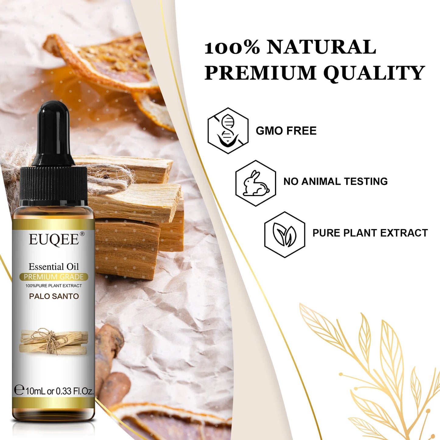 Palo Santo Essential Oil Set - With Dropper, Lavender, Vanilla & More Dream Tech Sleep
