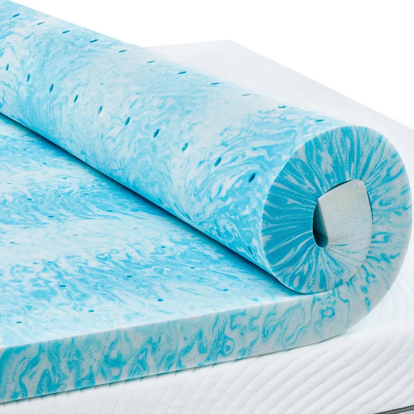 Twin Memory Foam Mattress Topper | Pressure Relief, Cooling Gel Infusion, Multiple Sizes Dream Tech Sleep