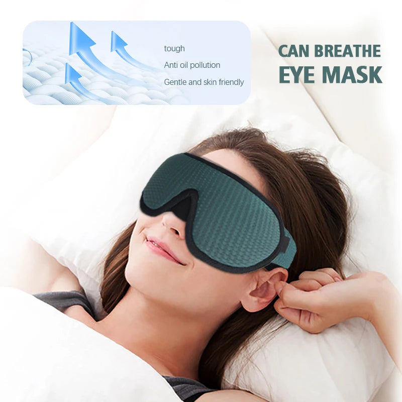 3D Eye Mask – Breathable Padded Sleep Mask with Adjustable Strap  My Store
