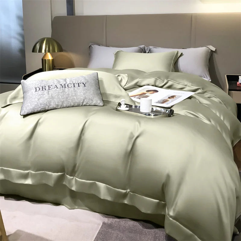 Pure Bamboo Bedding Set | Organic Luxury Duvet Cover, Bed Sheet, Pillowcase Dream Tech Sleep