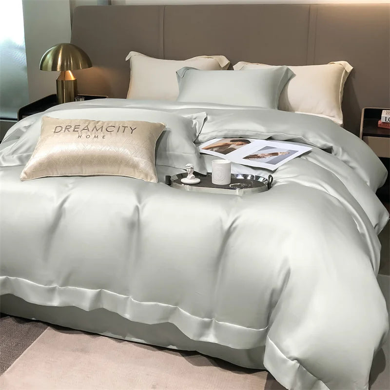 Pure Bamboo Bedding Set | Organic Luxury Duvet Cover, Bed Sheet, Pillowcase Dream Tech Sleep