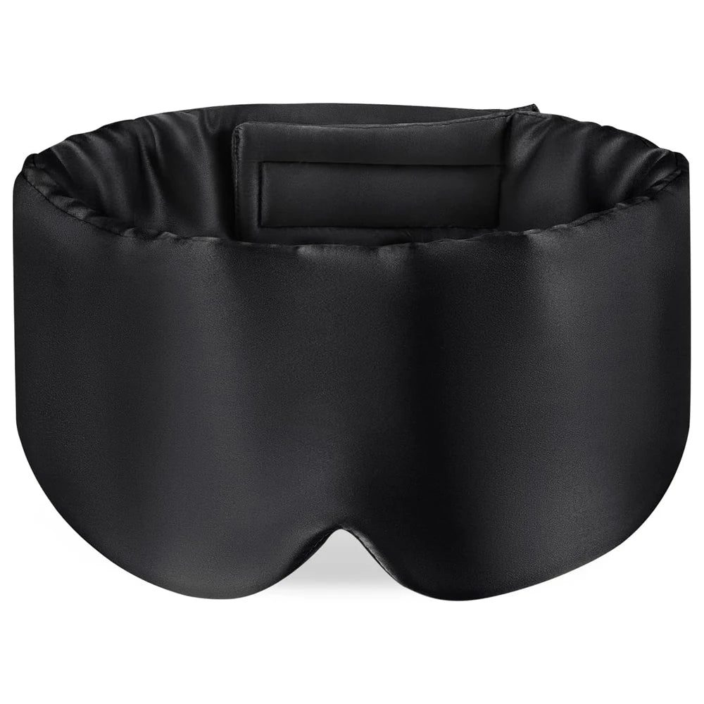 100% Mulberry Silk Sleeping Mask Eyepatch Blocking Light Eyemask Soft Padded Travel Sleeping Aid for Sleep Patch Slaapmasker My Store