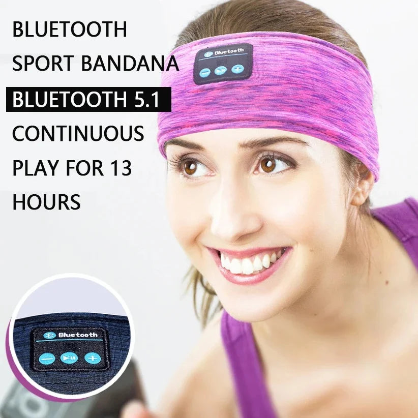 Wireless Headphones Music Eye Mask Wireless Bluetooth Bluetooth Earphones Sports Running Night Sleeping Headband Elastic Headset Dream Tech Sleep