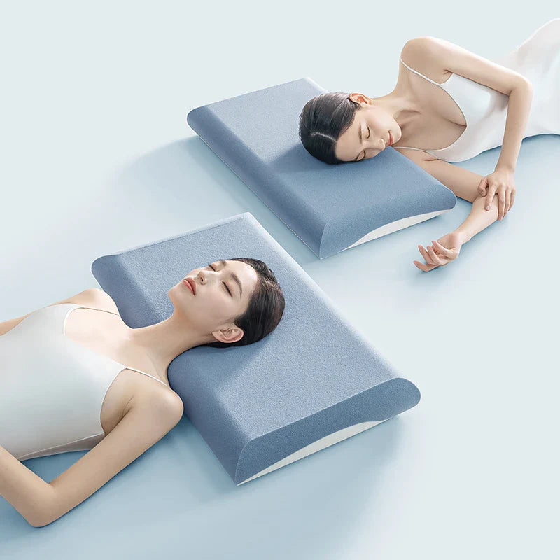 Memory Foam Orthopedic Pillow Slow Rebound, Breathable & Neck Support