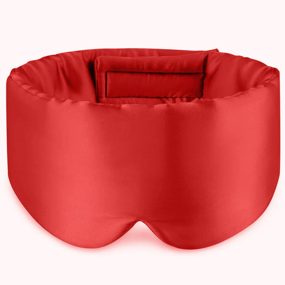 100% Mulberry Silk Sleeping Mask Eyepatch Blocking Light Eyemask Soft Padded Travel Sleeping Aid for Sleep Patch Slaapmasker My Store