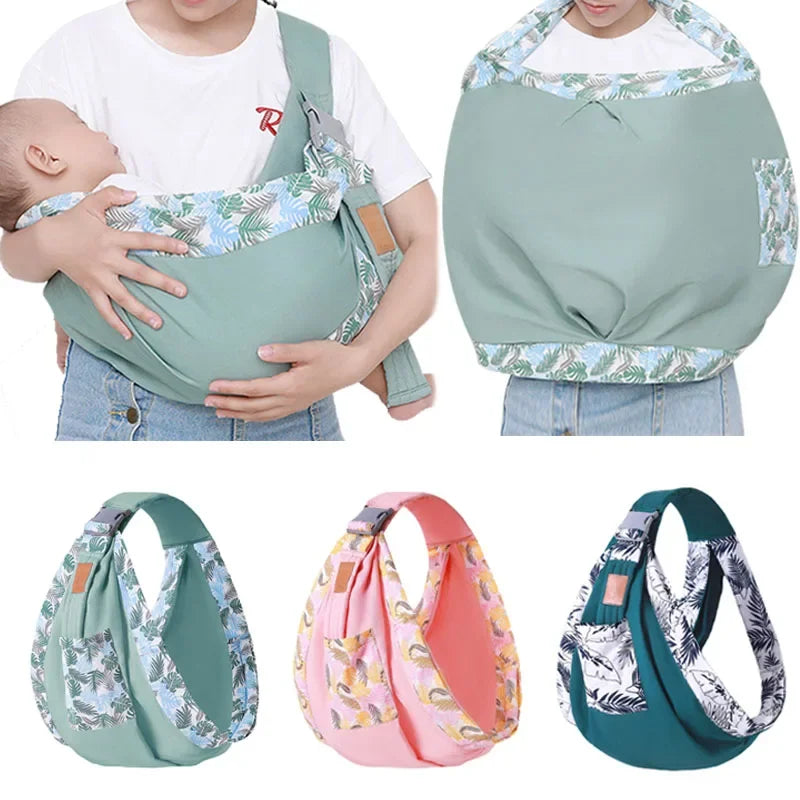 Baby Wrap Carrier Sling – Dual-Use Infant Carrier & Nursing Cover My Store
