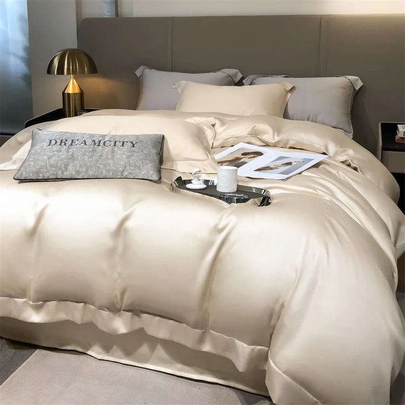 Pure Bamboo Bedding Set | Organic Luxury Duvet Cover, Bed Sheet, Pillowcase Dream Tech Sleep