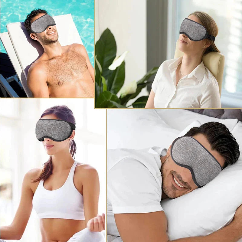 3D Eye Protection Steam Eye Mask Electric Heating Hot Intelligent Heating Sleep Shading USB Connection  Dream Tech Sleep
