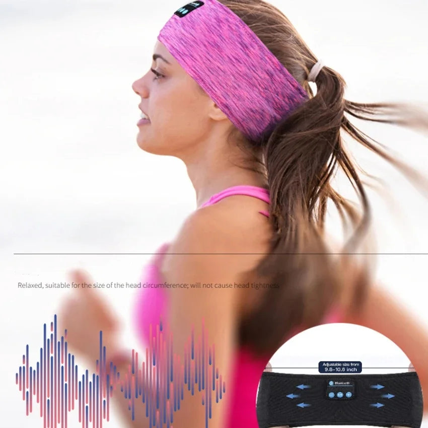 Wireless Headphones Music Eye Mask Wireless Bluetooth Bluetooth Earphones Sports Running Night Sleeping Headband Elastic Headset Dream Tech Sleep