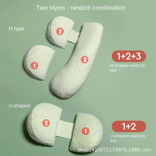 Soft U-Shaped Pregnancy Pillow | Lumbar Support & Side Sleeper Cushion Dream Tech Sleep