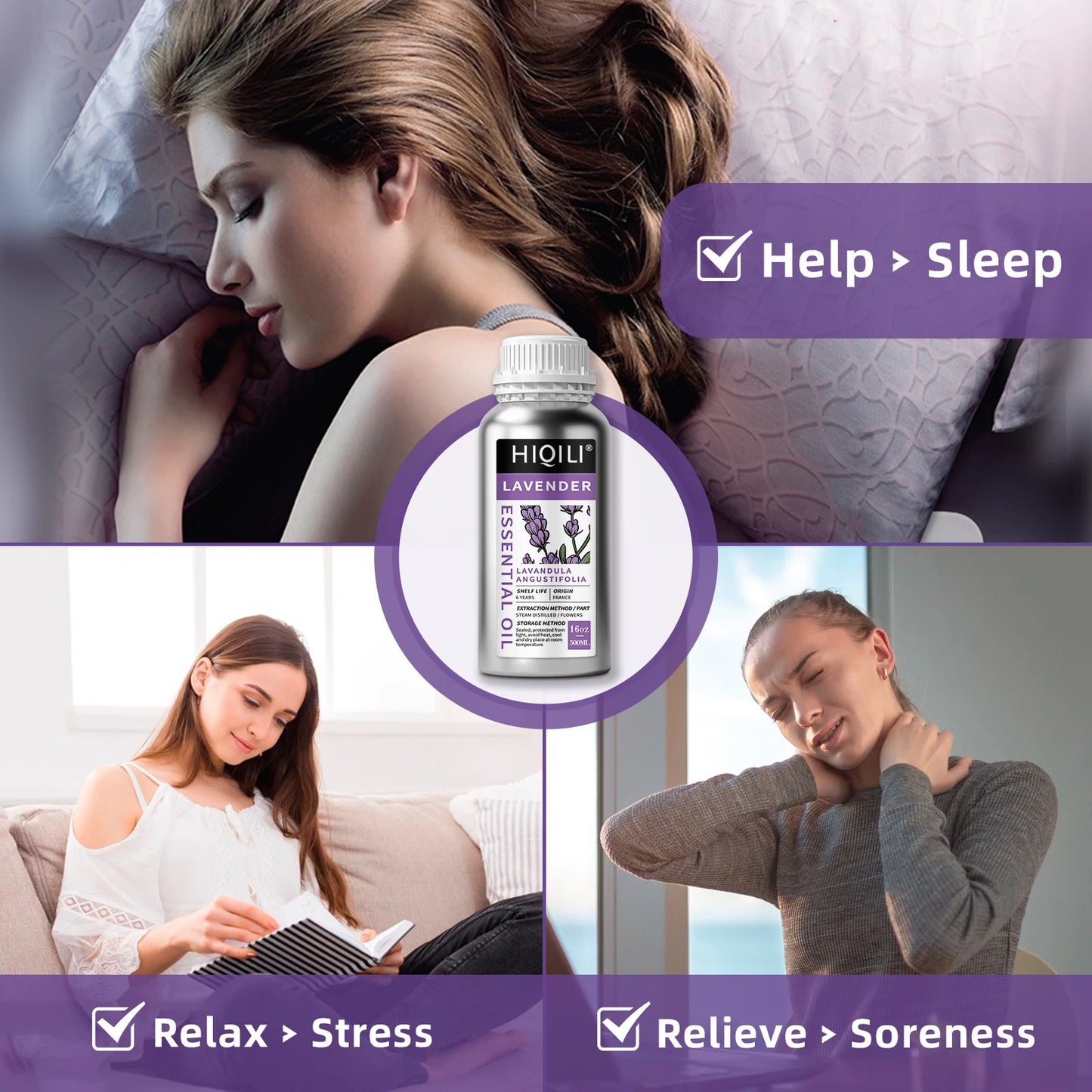 Lavender Essential Oils, 100% Pure for Aromatherapy Dream Tech Sleep