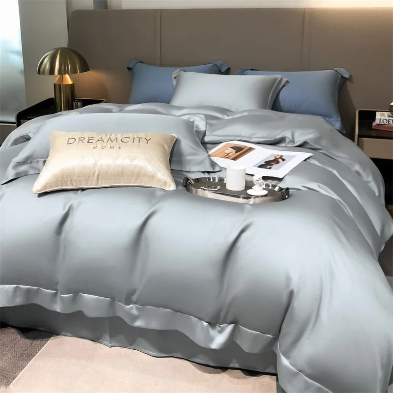 Pure Bamboo Bedding Set | Organic Luxury Duvet Cover, Bed Sheet, Pillowcase Dream Tech Sleep