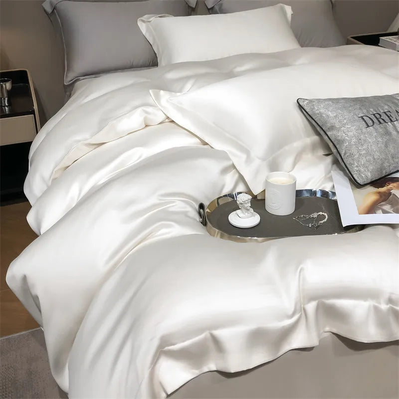 Pure Bamboo Bedding Set | Organic Luxury Duvet Cover, Bed Sheet, Pillowcase Dream Tech Sleep