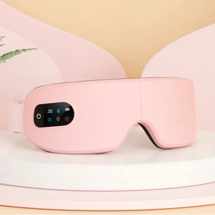 MUKASI Eye Massager with Vibration Bluetooth Music, Smart Massage Eye Mask for Eye Relax, Reduce Eye Strain, Improve Sleep Dream Tech Sleep