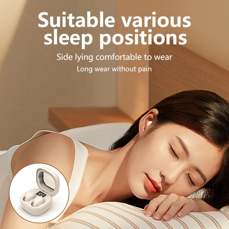Small, Invisible, Comfortable Bass Earbuds for All Phones Dream Tech Sleep