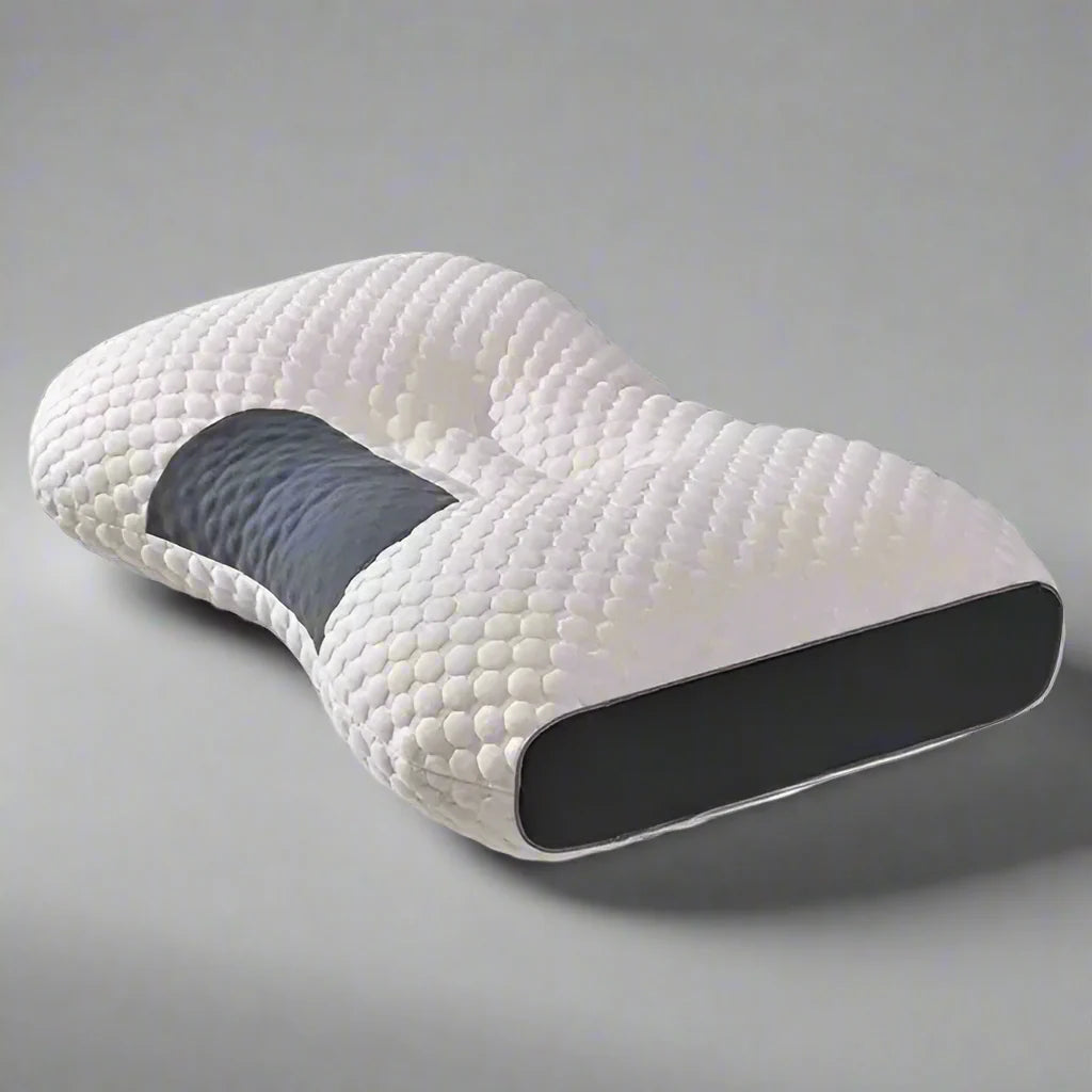 3D Orthopedic Neck Pillow - Ergonomic Contour Support for All Sleepers  Dream Tech Sleep