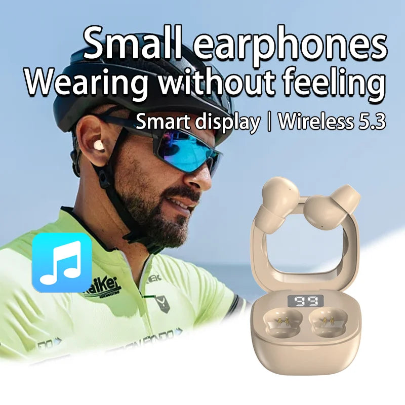 Small, Invisible, Comfortable Bass Earbuds for All Phones Dream Tech Sleep