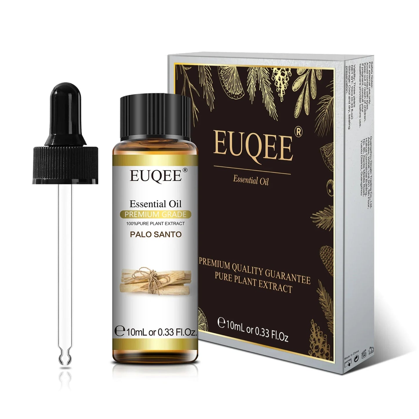 Palo Santo Essential Oil Set - With Dropper, Lavender, Vanilla & More Dream Tech Sleep