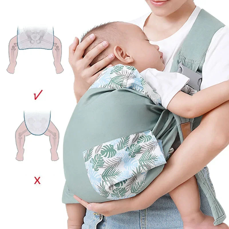 Baby Wrap Carrier Sling – Dual-Use Infant Carrier & Nursing Cover My Store